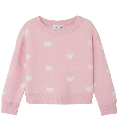 Name It Blouse - Knitted - NmfOdessa Ls Knit - Roseate Spoonbill