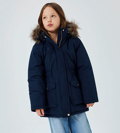 Name It Vinterjacka - NkfMaster05 Parka - Dark Sapphire