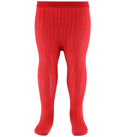 MP Tights - Wool - Rib - Tomato