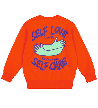 Champion Peysa - Crewneck - Tangerine Tango