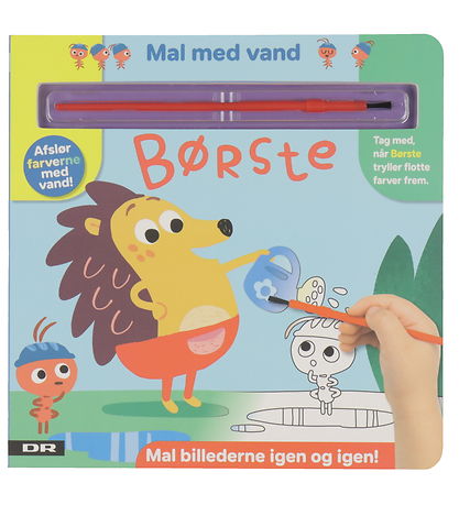 Alvilda Colouring Book - Paint With Water - Brush