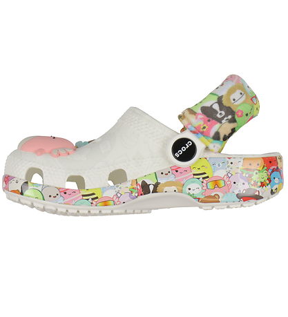 Crocs Sandalen - Classic+ Clog K - Weiß m. Squishmallows