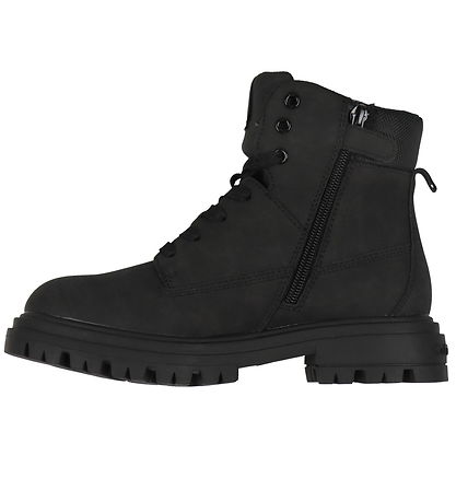 Calvin Klein Stígvél - Lace-Up - Svart