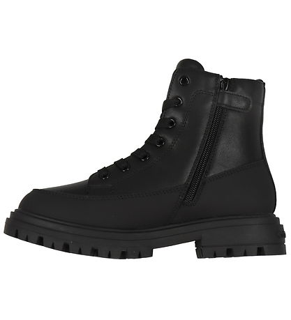 Calvin Klein Stígvél - Lace-Up - Svart