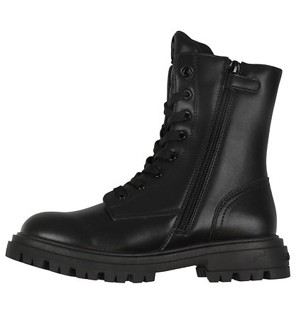 Calvin Klein Stígvél - Lace-Up - Svart