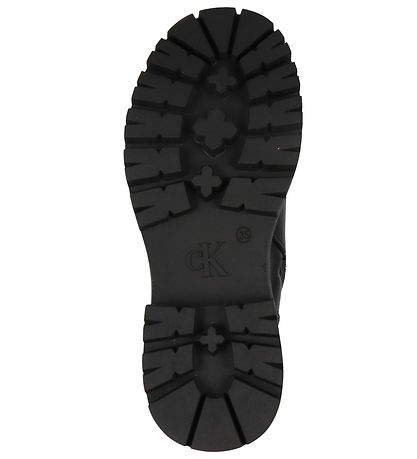 Calvin Klein Stígvél - Lace-Up - Svart