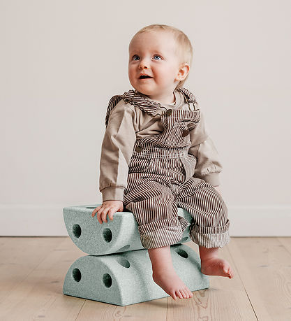 MODU Stool - 4 Parts - Ocean Mint/Forest Green