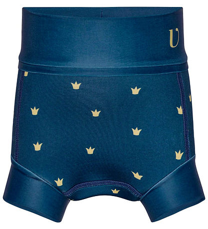 Vanilla Copenhagen Swim Diaper - Neo - Royal Blue Crown