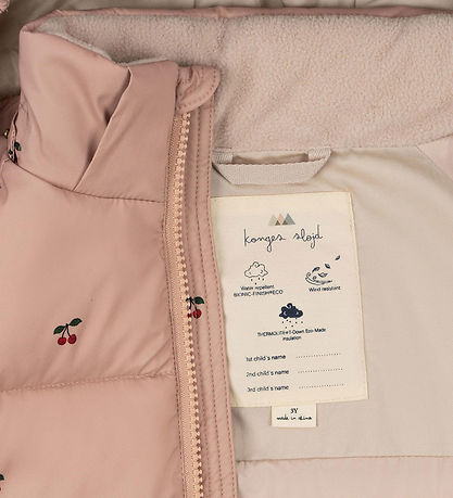 Konges Sløjd Padded Jacket - Nuka - Cherry Blush