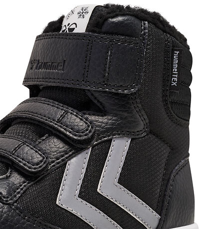 Hummel Vinterkängor - Stadil Super Poly Mid Tex Jr - Svart/Grå