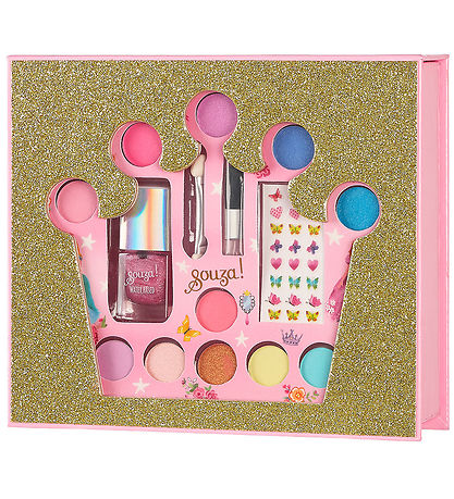 Souza Make up sett - Augnskuggi/Naglalakk/Límmiðar - Króna