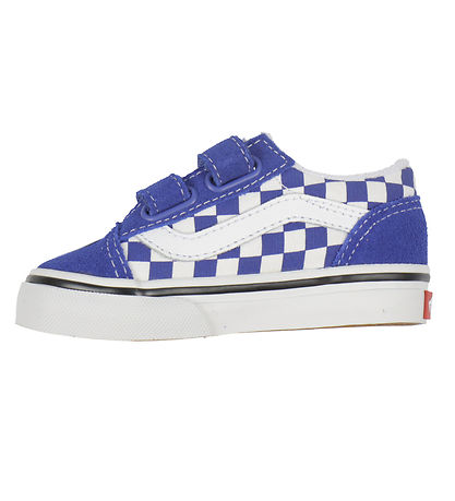 Vans Shoes - Old Skool V - Theory - Blue/White Check