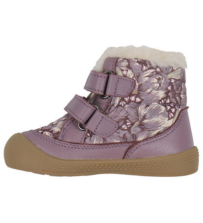 Wheat Winter Boots - Daxi Prewalkers - Tex - Purple Tulips