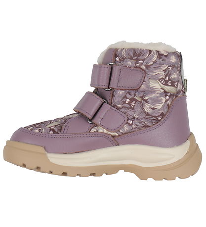 Wheat Winter Boots - Millas - Tex - Purple Tulips