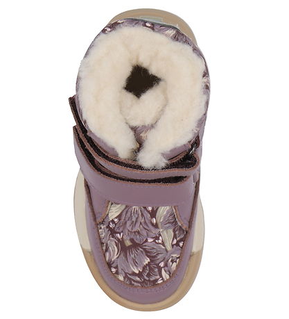 Wheat Winter Boots - Millas - Tex - Purple Tulips