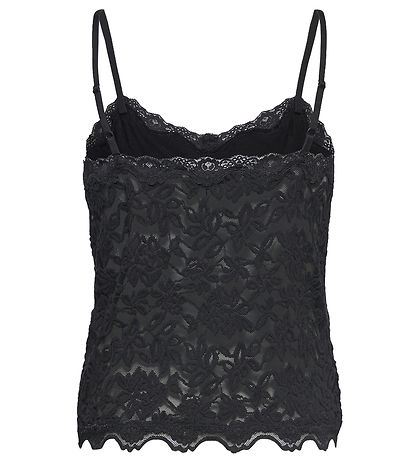 Rosemunde Topp - Blond Strap Topp - Svart