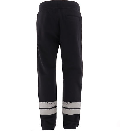 Stone Island Sweatpants - Black w. Reflex