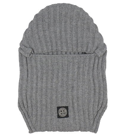 Stone Island Balaclava - Wool Viscose - Grey Melange