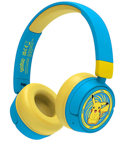 OTL Headphones - Pokémon - On-Ear Kids - Wireless - Blue/Yellow
