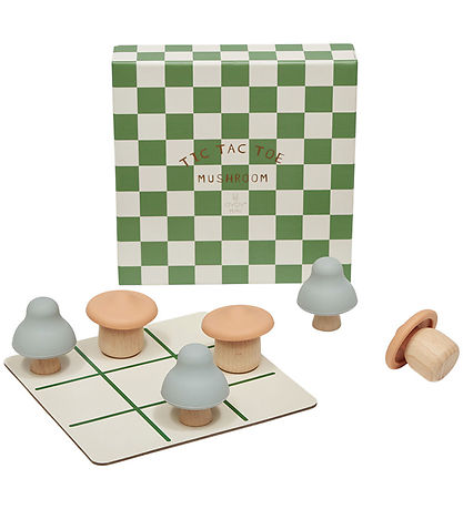 OYOY Game - Mushroom TicTacToe - Wood/Multi