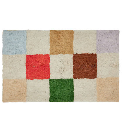 OYOY Teppich - Schachteppich - 80x48 cm - Multi