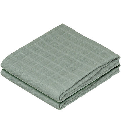 Cam Cam Spucktücher - 70x70 cm - 2er-Pack - Efeu Green