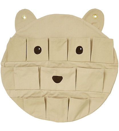 Cam Cam Vegg geymsla - Bear - Ø50 cm - Latte