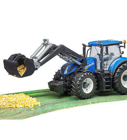 Bruder Tractor - New Holland T7.340 w. Front loader - 03121