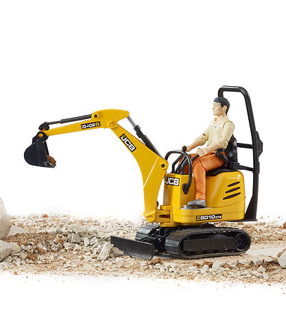 Bruder Working machine - JCB 8010 CTS Micro excavator w. Figure 