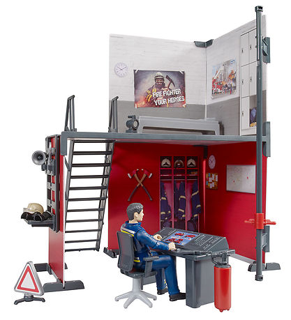 Ensemble de Jeu Bruder - bworld - Caserne de Pompiers av. Pompie
