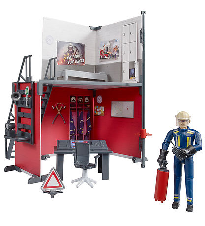 Ensemble de Jeu Bruder - bworld - Caserne de Pompiers av. Pompie