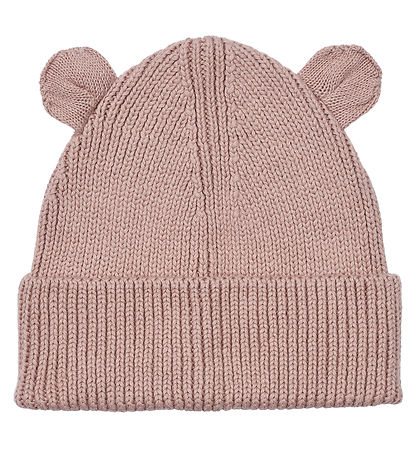 Liewood Beanie w. Ears - Gina - Knitted - Warm Lavender