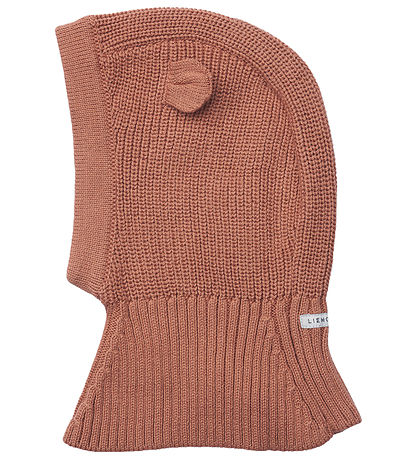 Liewood Balaclava - Hannibal Mr Bear - Knitted - Dark Rosetta