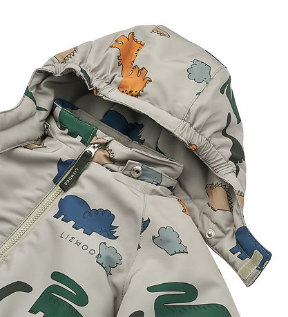 Liewood Snowsuit - Isa - Dinosaurs/Mist