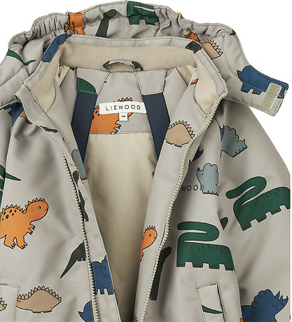 Liewood Snowsuit - Isa - Dinosaurs/Mist