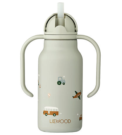 Liewood Vatnsflaska - Kimmie - 250 ml - Ökutæki/Dove Blue