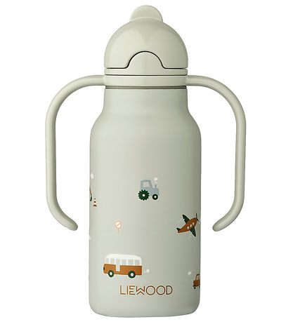 Liewood Vatnsflaska - Kimmie - 250 ml - Ökutæki/Dove Blue