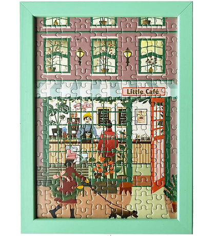 Vissevasse Jigsaw Puzzle - 15x21 cm - 150 Bricks - Little Café
