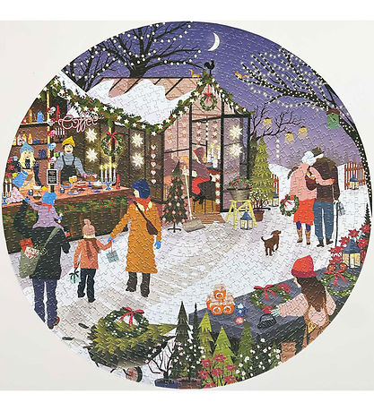 Vissevasse Jigsaw Puzzle - 1000 Bricks - Christmas Market