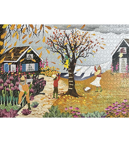 Vissevasse Jigsaw Puzzle - 1000 Bricks - Here Comes The Rain