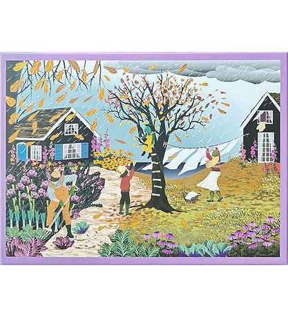 Vissevasse Jigsaw Puzzle - 1000 Bricks - Here Comes The Rain