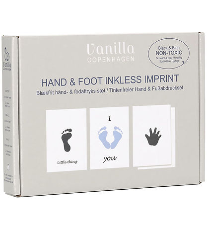 Vanilla Copenhagen Hand and Footprint Set - Black/Blue