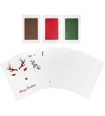 Vanilla Copenhagen Hand and Footprint Set - Brown/Green/Red