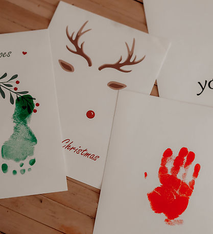 Vanilla Copenhagen Hand and Footprint Set - Brown/Green/Red