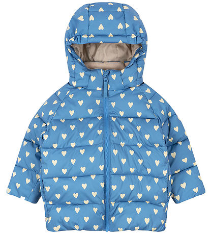 Konges Sløjd Padded Jacket - Nuka - Aisuru Blue w. Hearts