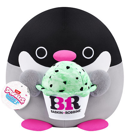 Snackles Soft Toy - 35 cm - The Penguin Penelope w. Baskin Robbi