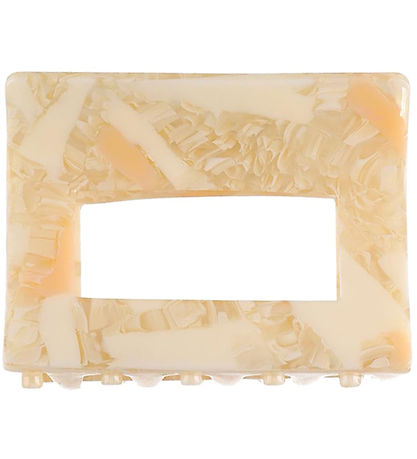By Stær Hair Clip - Silje - 6x4 cm - Champagne/Peach Melange