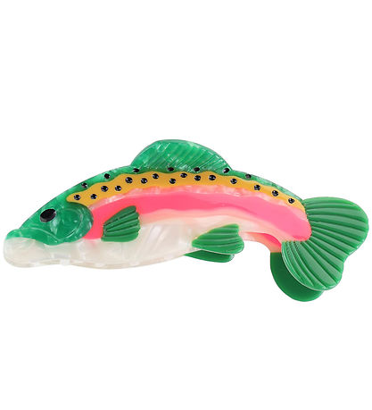 By Stær Hair Clip - Fish - 12x4 cm - Multi