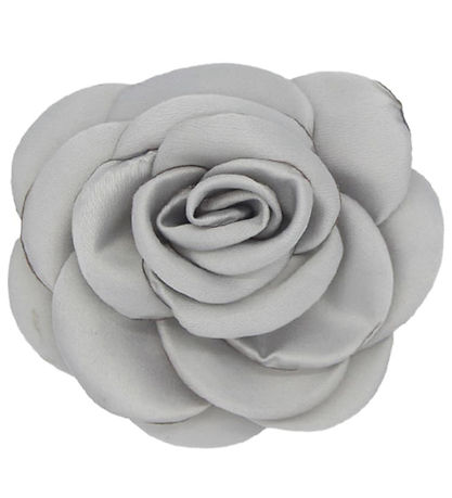 By Stær Hair Clip - Karla - 9 cm - Gray Satin
