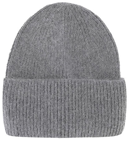 By Stær Beanie - Wool/Polyester - Knitted - Magda - Grey Melange